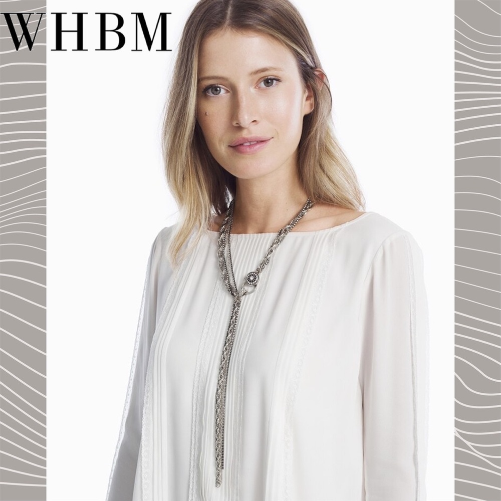 WHBM | Hermite Multi-Row Long Necklace
